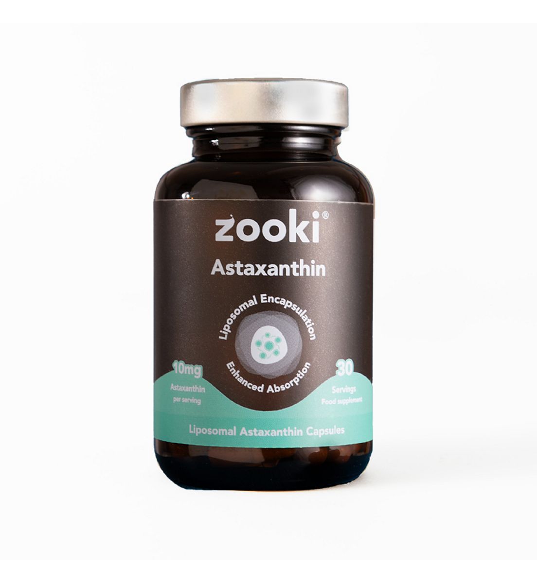 Zooki Liposomal Astaxanthin 8Mg Capsules - 30 Day Supply