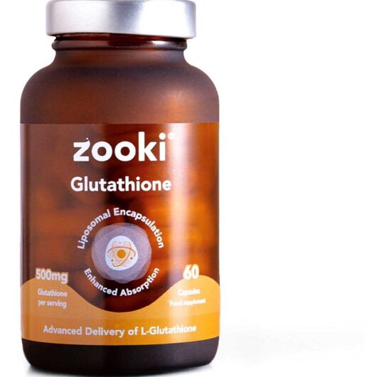 Zooki Liposomal Glutathione 500Mg Capsules - 30 Day Supply