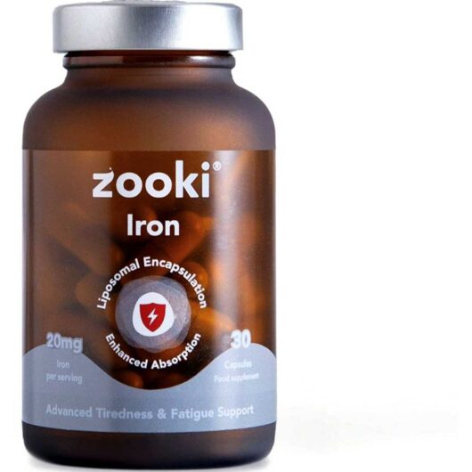 Zooki Liposomal Iron 20Mg - 30 Capsules