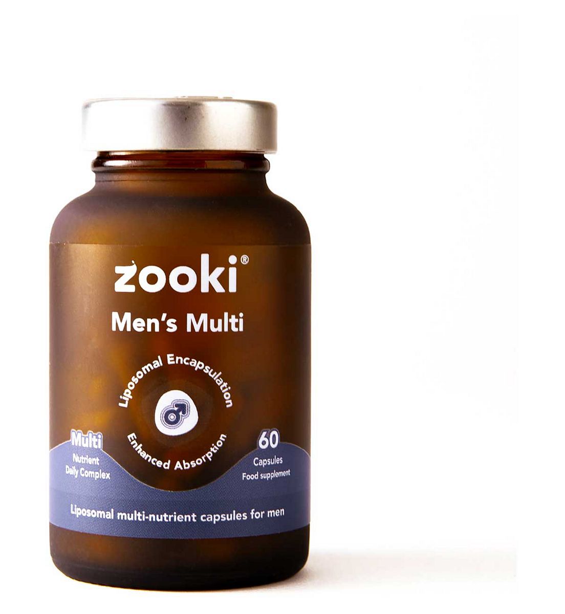 Zooki Liposomal Men's Multivitamin + Daily Nutrient Complex Capsules - 30 Day Supply
