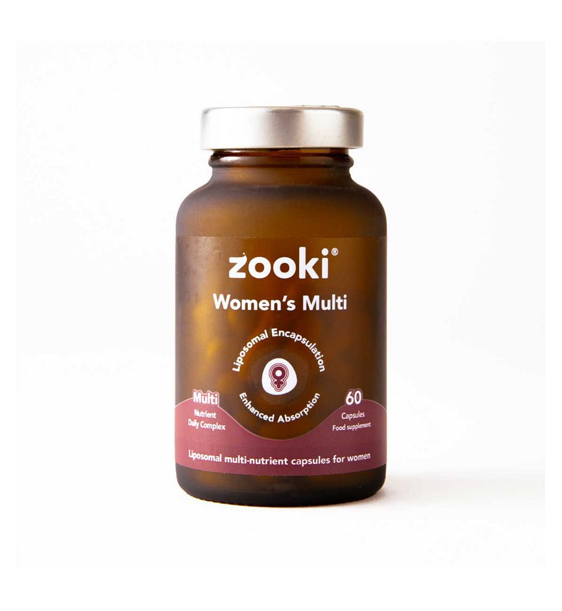 Zooki Liposomal Women's Multivitamin + Daily Nutrient Complex Capsules - 30 Day Supply Br/>