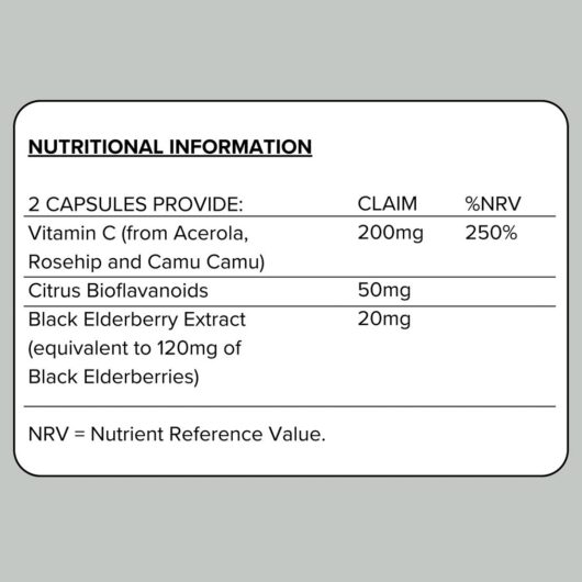 botanycl Plant-Based Vitamin C - 60 Capsules