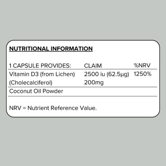 botanycl Vegan Vitamin D3 - 60 Capsules
