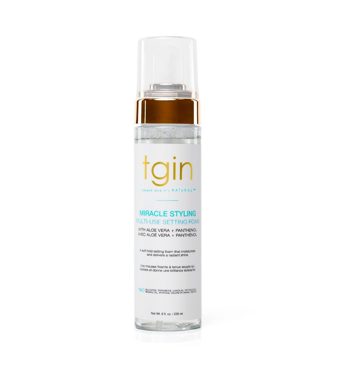 tgin Miracle Styling Multi-Use Setting Foam 236ml